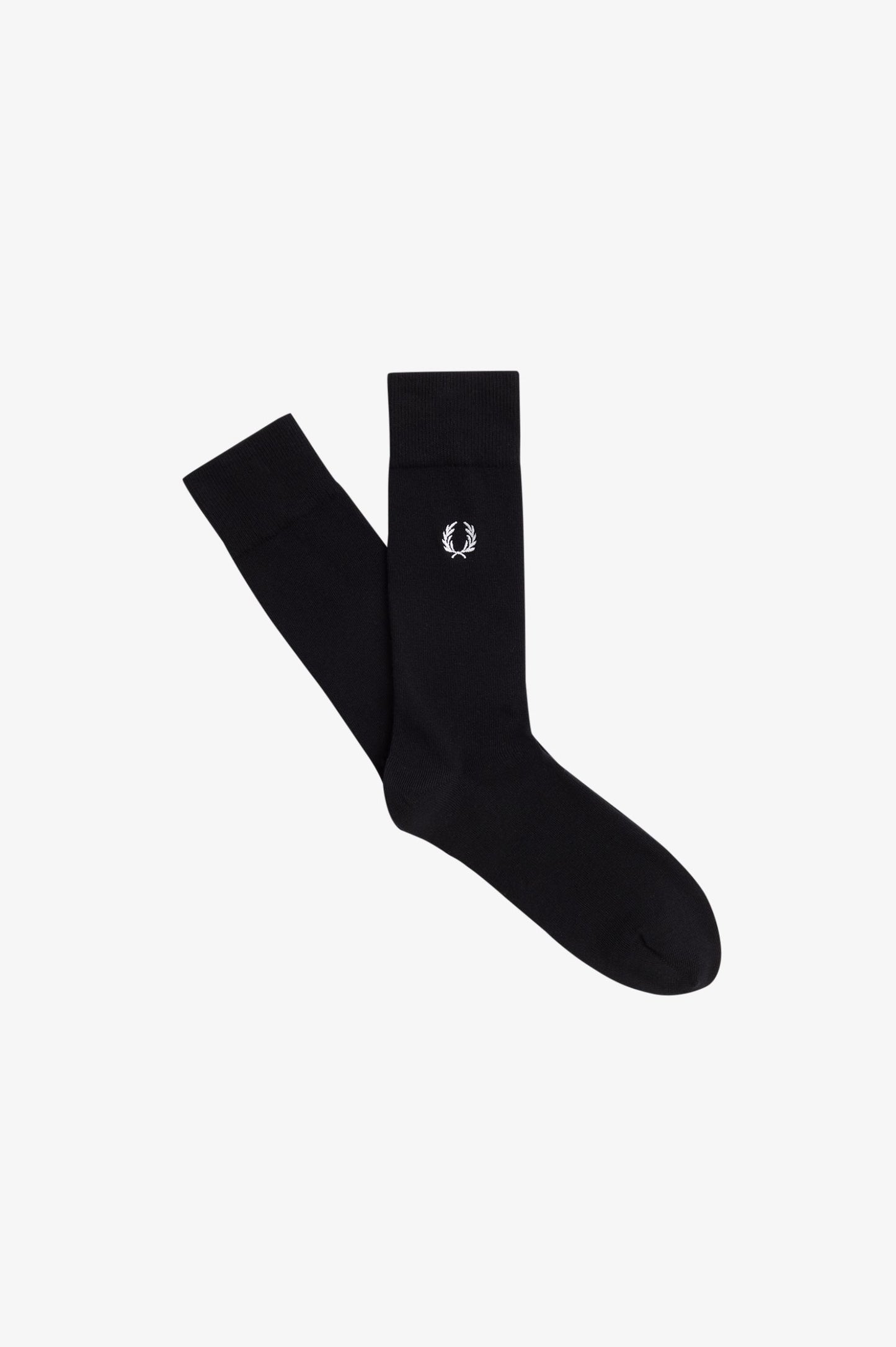 Fred Perry Classic Laurel Wreath Sock Black / Snow White