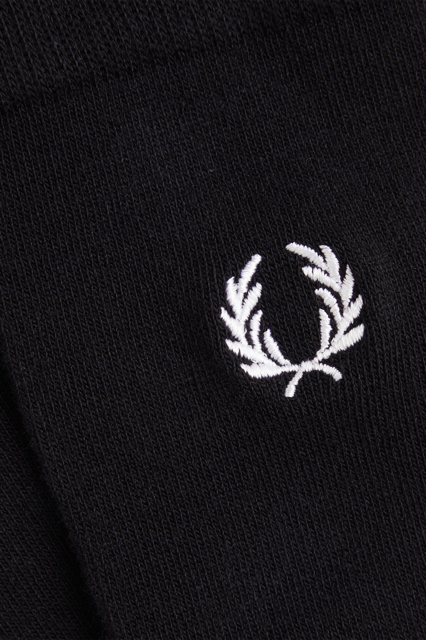 Fred Perry Classic Laurel Wreath Sock Black / Snow White