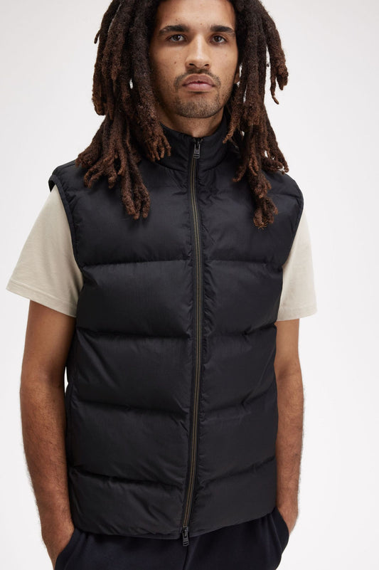 Fred Perry Insulated Gilet Black