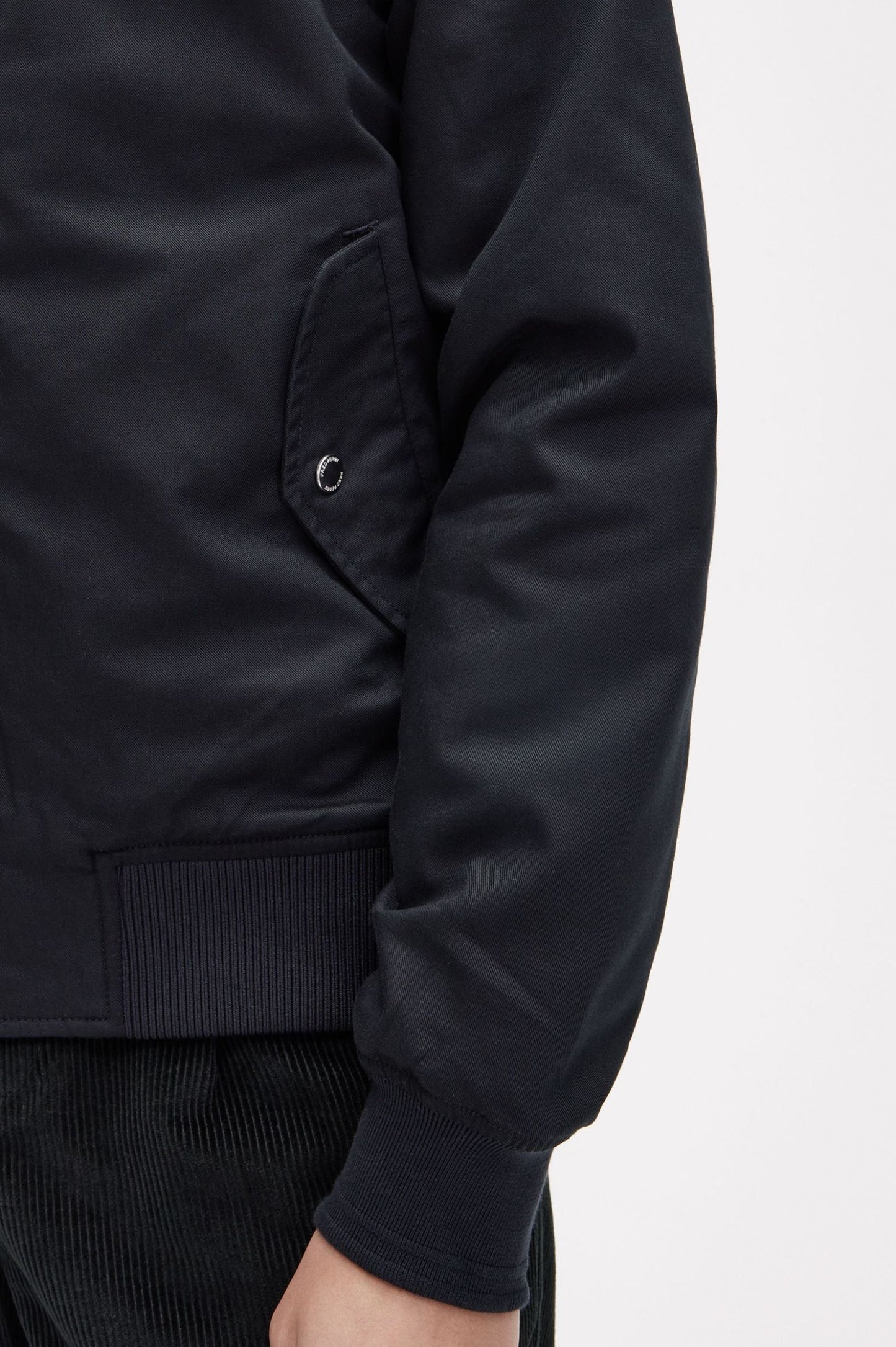 Fred Perry Padded Harrington Jacket Black