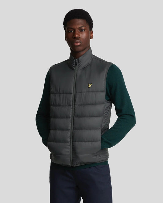 Lyle & Scott Wadded Gilet Gunmetal