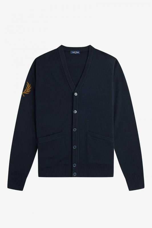 Fred Perry Laurel Laurel Wreath Cardigan Navy