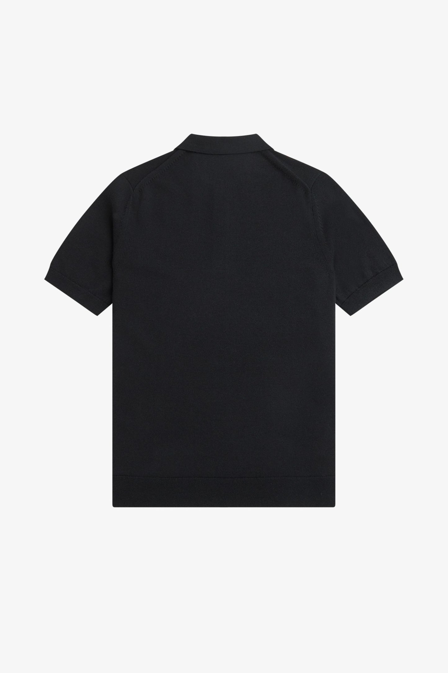 Fred Perry Classic Knitted Shirt Black