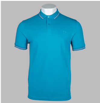 Fred Perry Polo M3600 Cyberblue / Dark Pink / Runaway Ocean