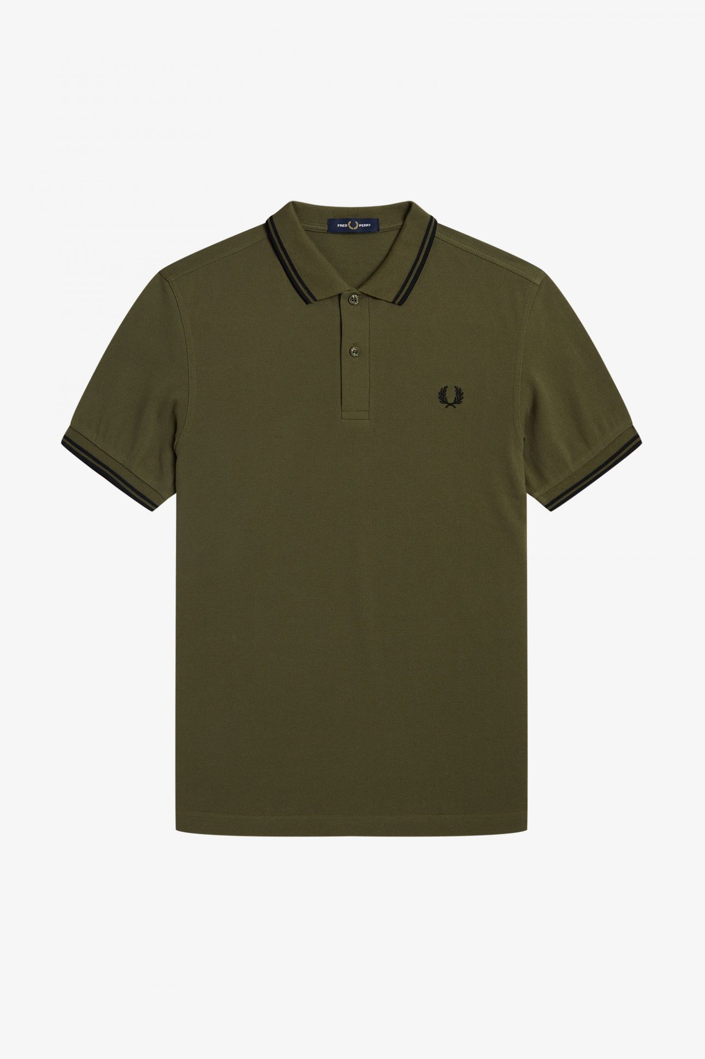 Fred Perry Polo M3600 Uniform Green / Black