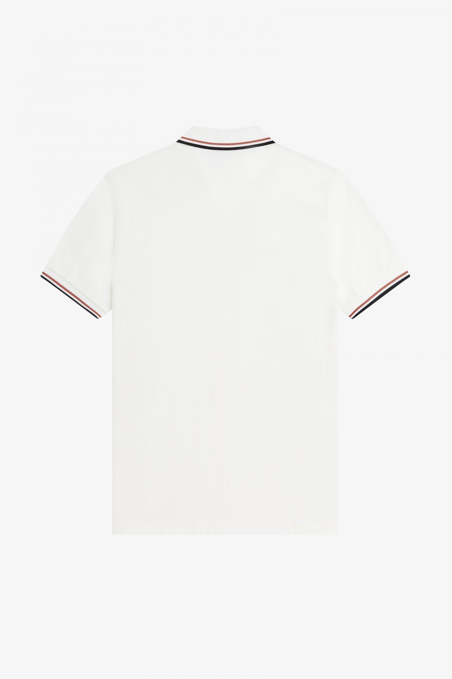 Fred Perry Polo M3600 Snow White / Light Rust  / Black