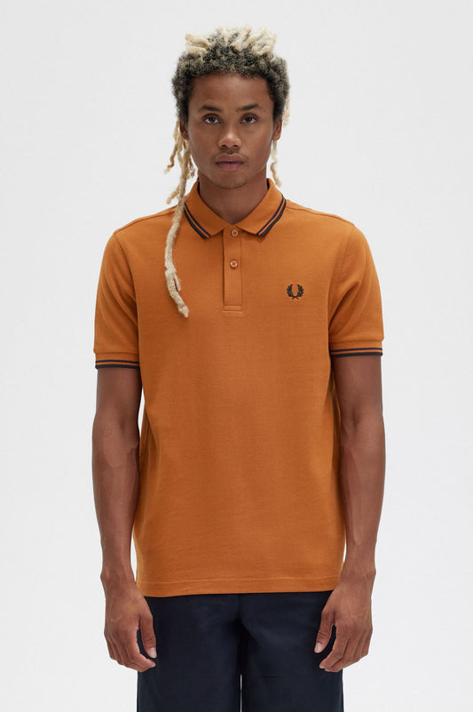 Fred Perry Polo M3600 Nutflake / Navy / Black