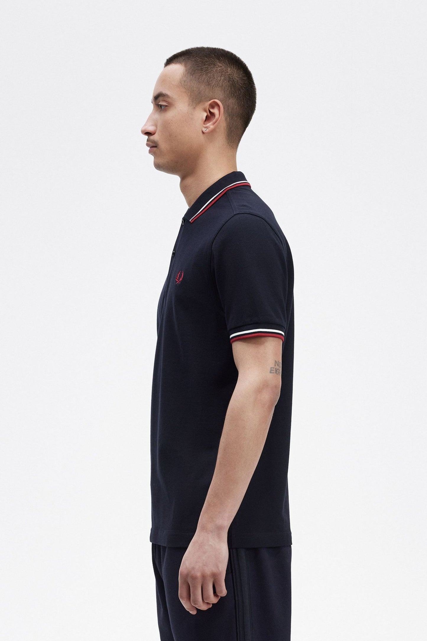 Fred Perry Polo Navy / SWHT / BNTRED