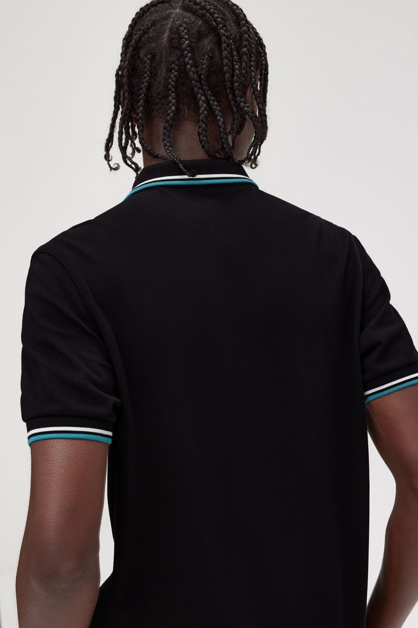 Fred Perry Polo M3600 Black / Ecru / Dark Mint