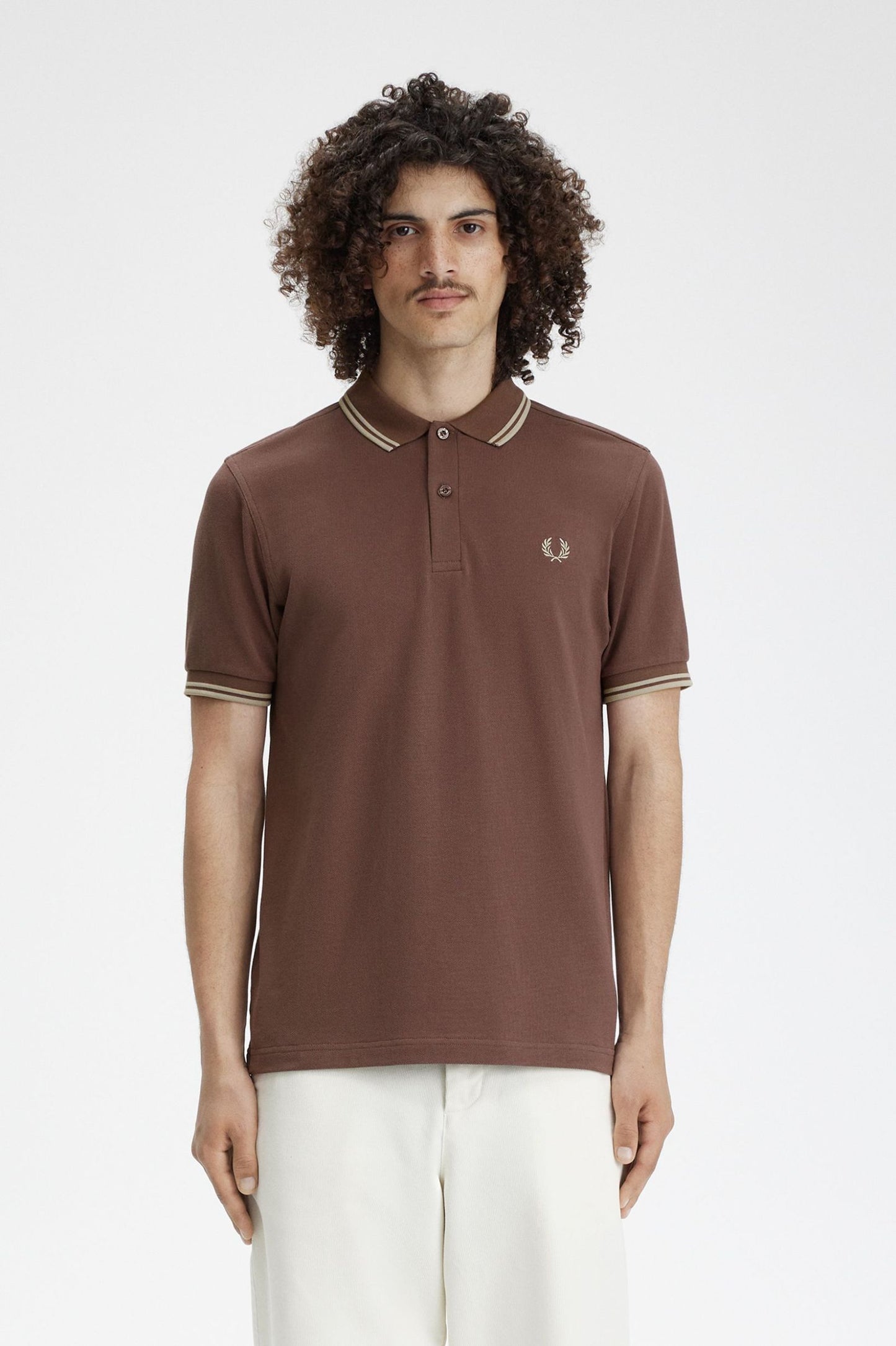 Fred Perry Polo M3600 Brick / Warmgrey