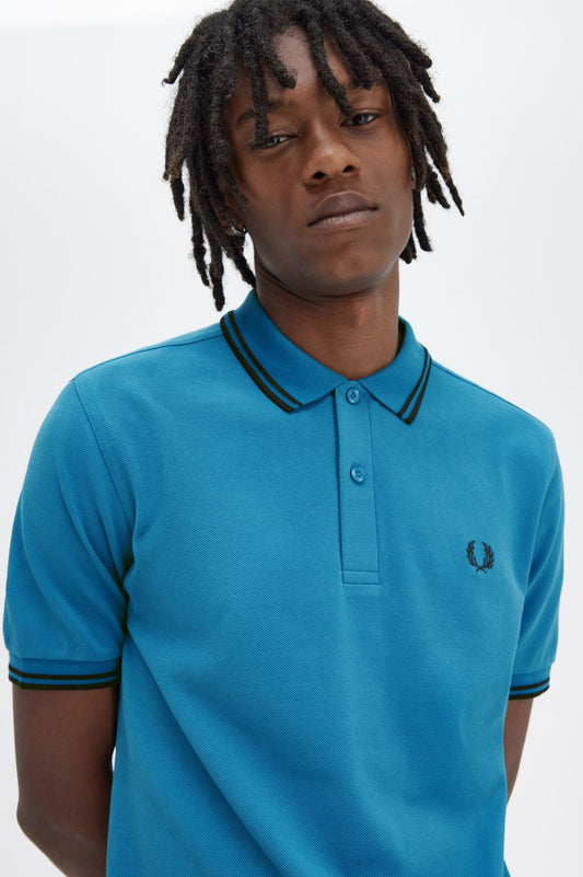 Fred Perry Polo M3600 Runaway Bay Ocean / Navy / Navy