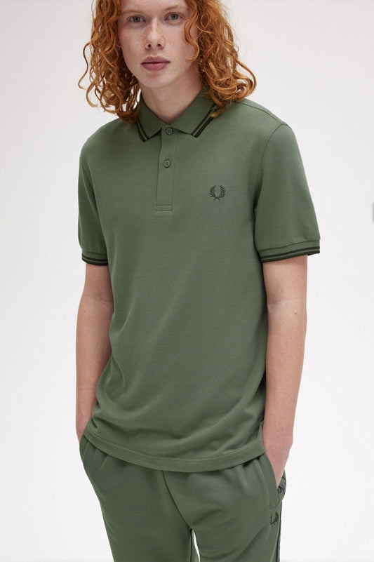 Fred Perry Polo M3600 Laurel Wreath Green / Nightgreen / Nightgreen