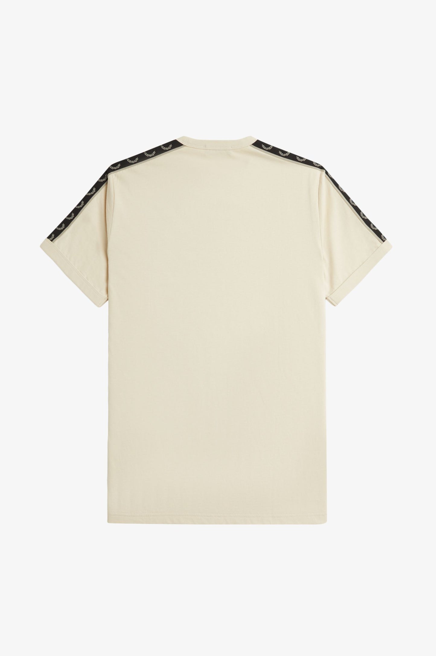 Fred Perry Contrast Tape Ringer T-Shirt Oatmeal / Warmgrey