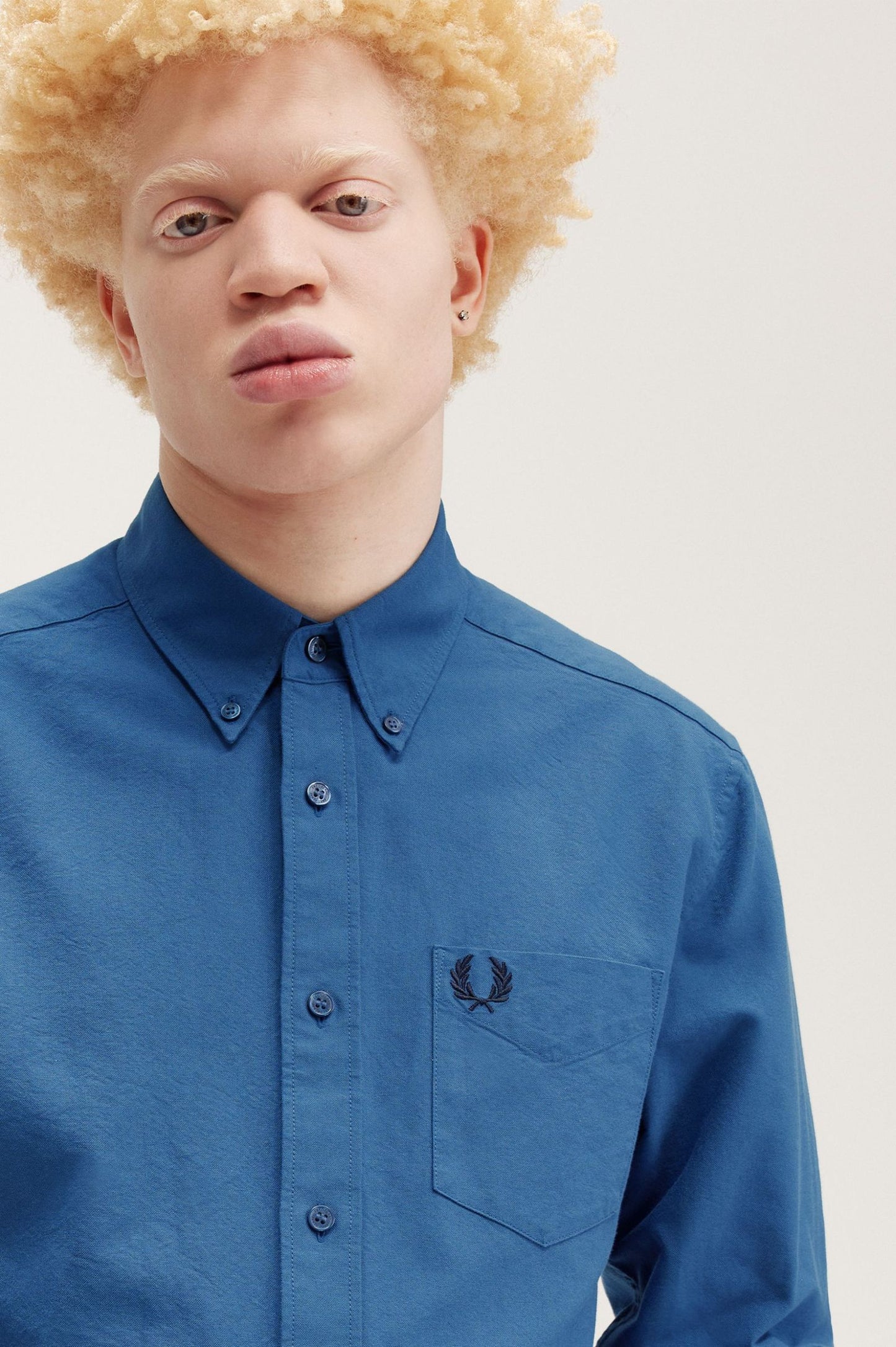 Fred Perry Oxford Shirt Midnight Blue