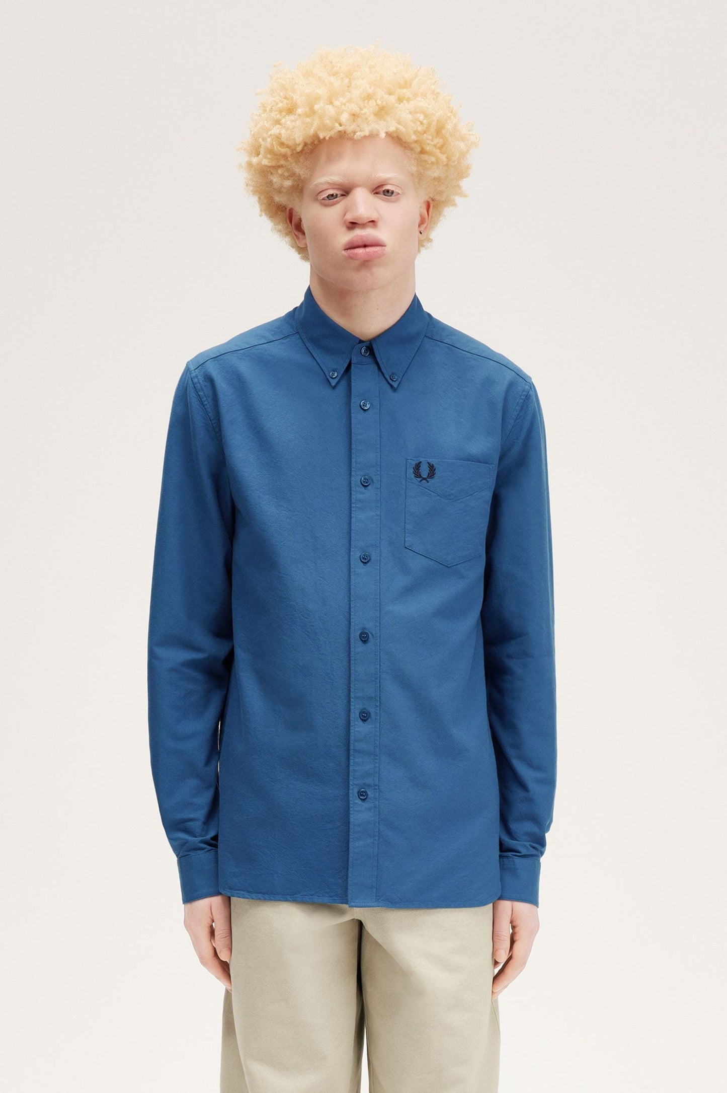 Fred Perry Oxford Shirt Midnight Blue