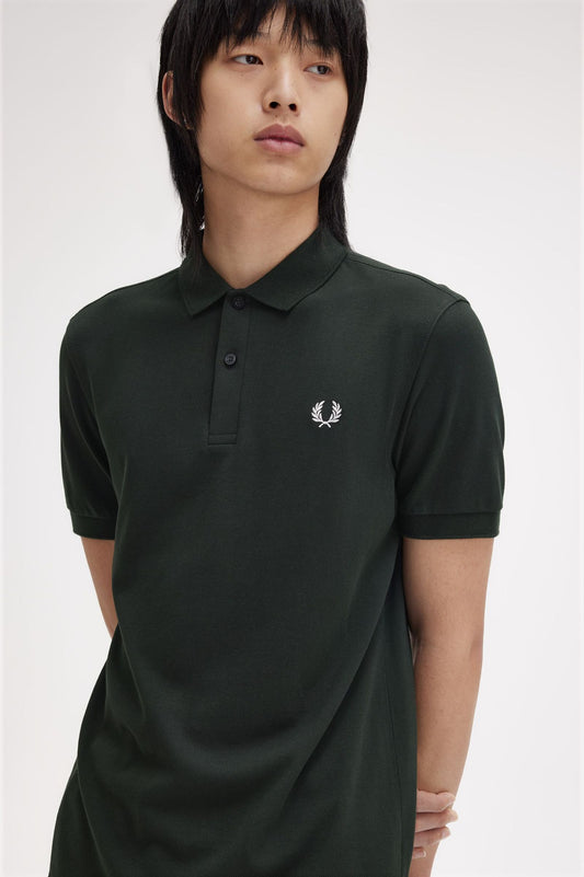 Fred Perry Polo M6000 Nightgreen / Snow White