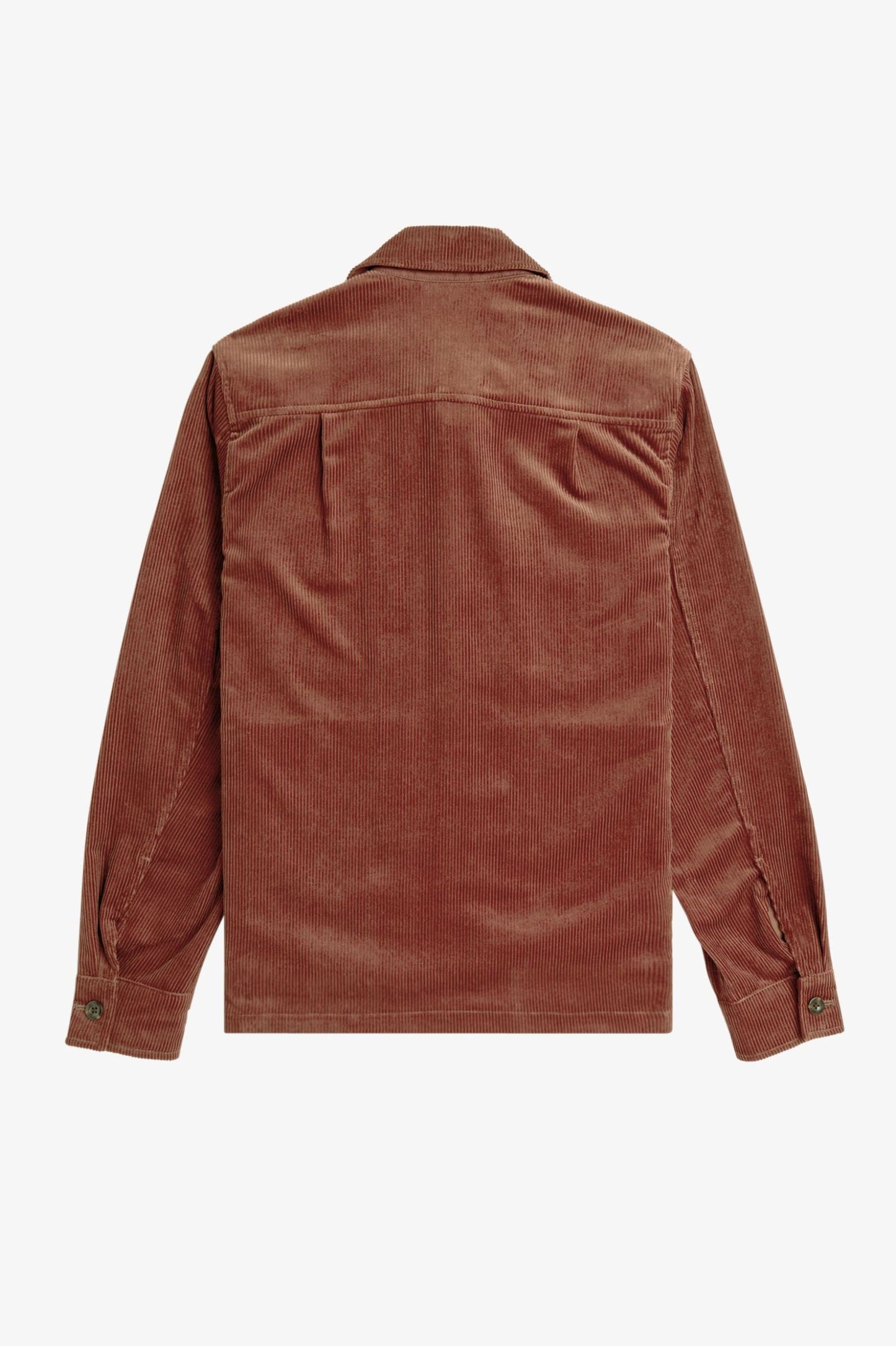 Fred Perry Corduroy Overshirt Whiskey Brown