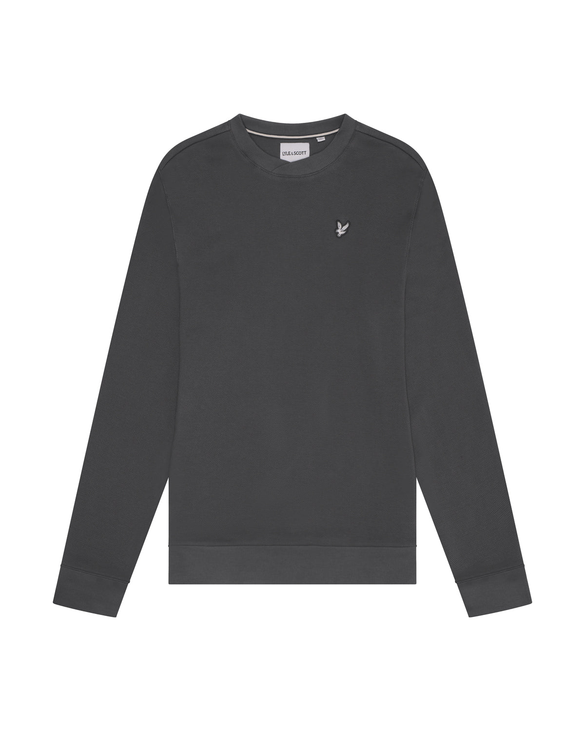 Aantallen kloppen niet Lyle & Scott Sports Crew Neck Fly Fleece Sweatshirt Graphite