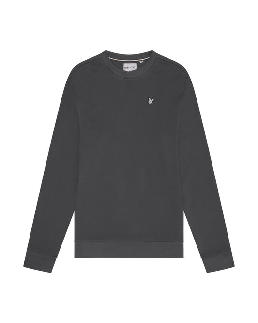 Aantallen kloppen niet Lyle & Scott Sports Crew Neck Fly Fleece Sweatshirt Graphite