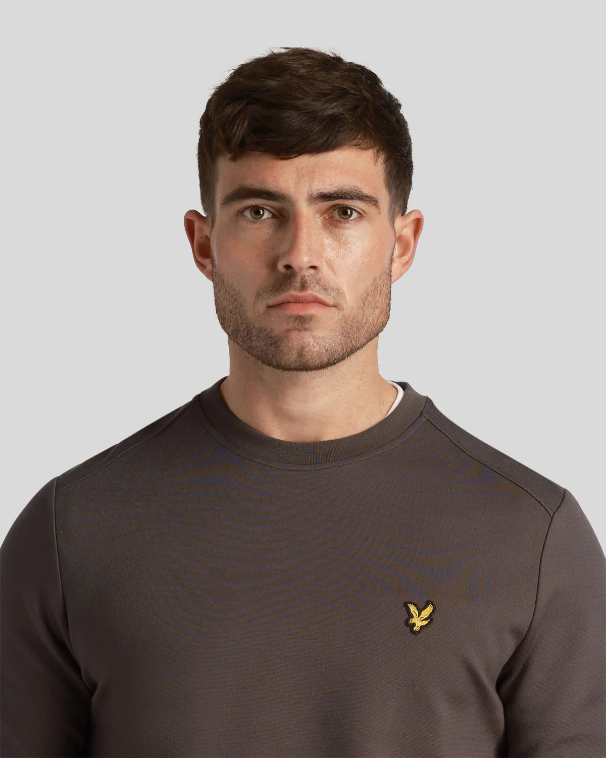 Aantallen kloppen niet Lyle & Scott Sports Crew Neck Fly Fleece Sweatshirt Graphite