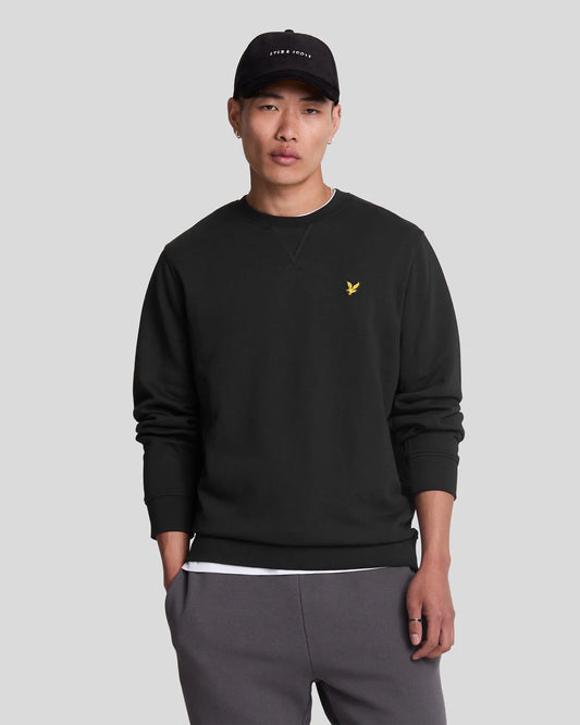 Lyle & Scott Football For All Graphic Sweatshirt Jet Black