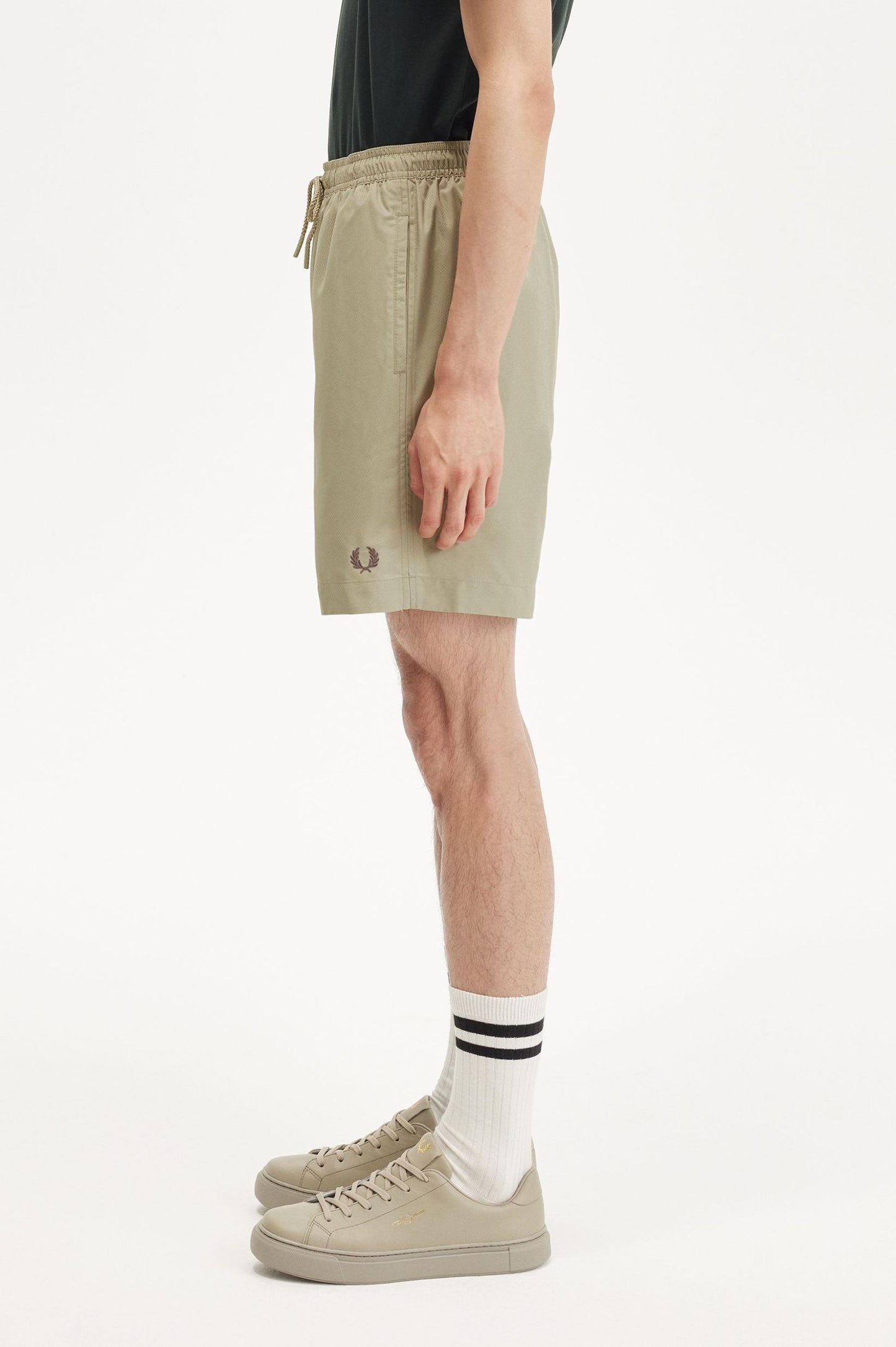 Fred Perry Classic Swimshorts Warm Grey