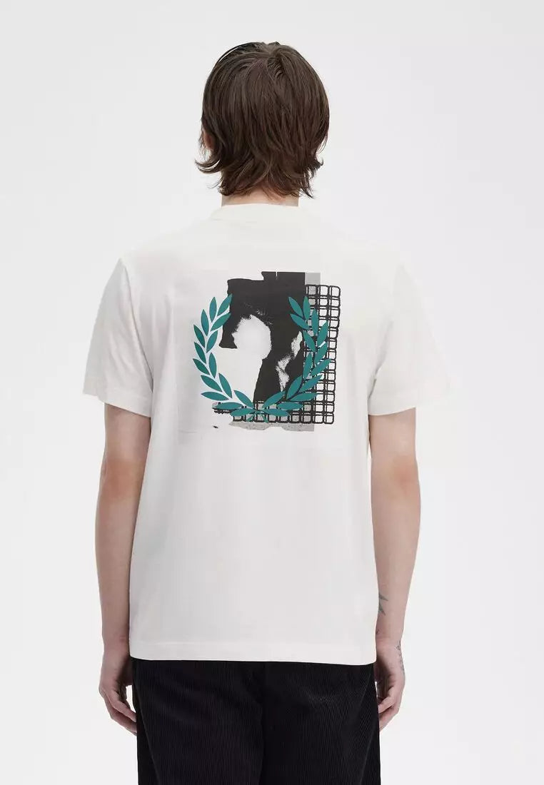 Fred Perry Rave Graphic T-Shirt White