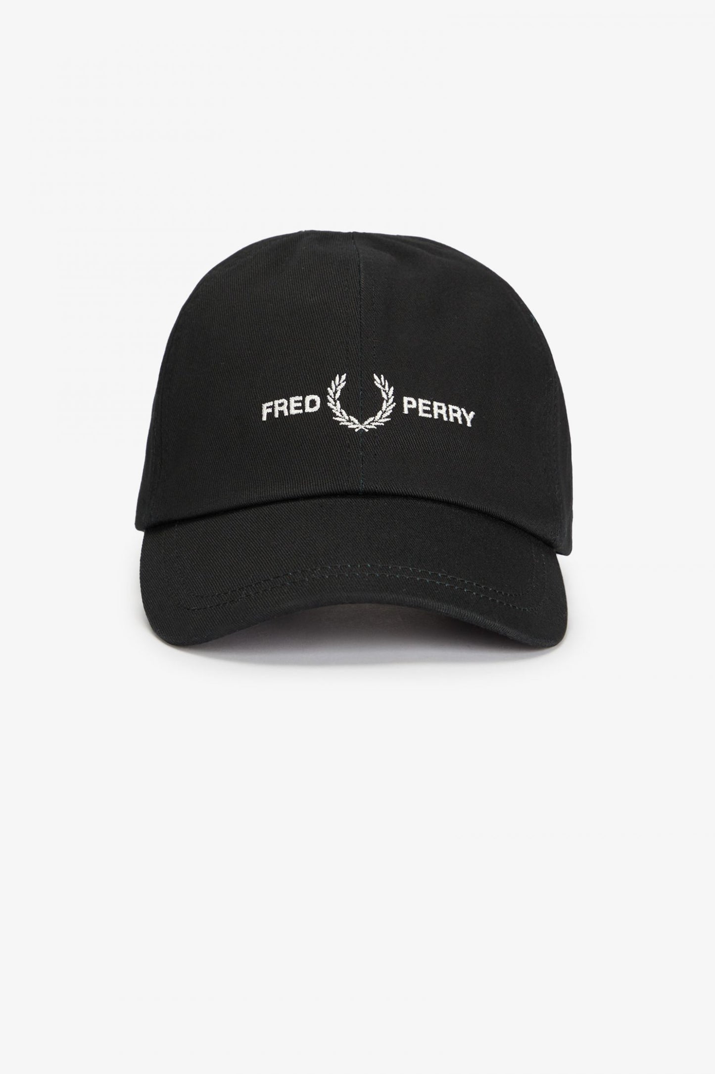 Fred Perry Graphic Branding Twill Cap Black