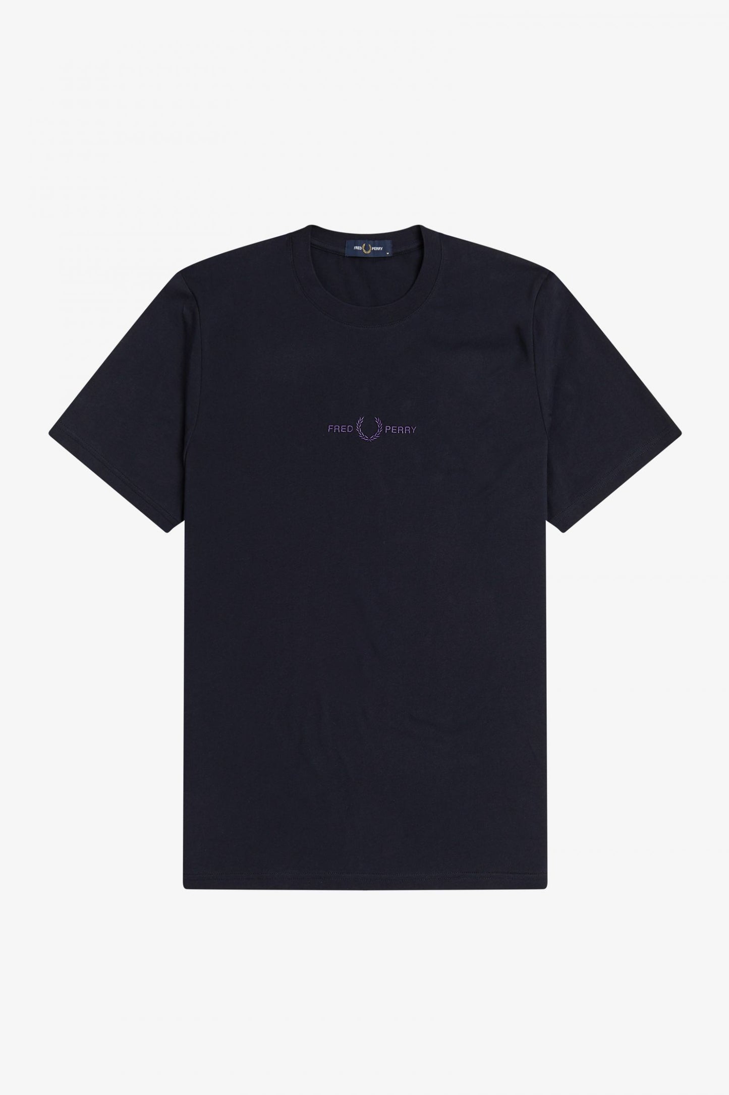 Fred Perry Laurel Embroidered T-Shirt Navy