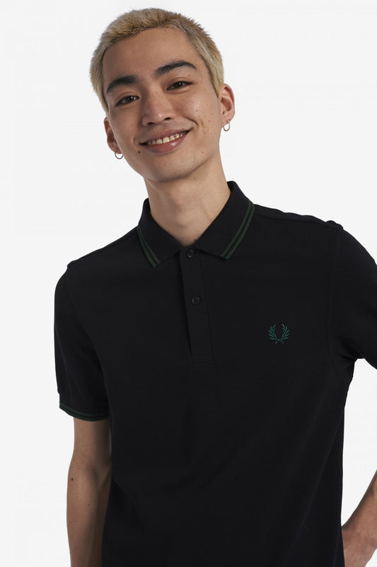 Fred Perry Polo M3600 Black / Ivy