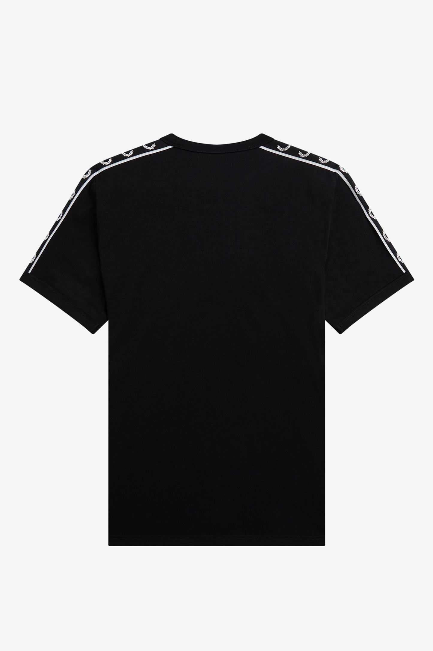 Fred Perry Contrast Tape Ringer T-Shirt Concrete / Black