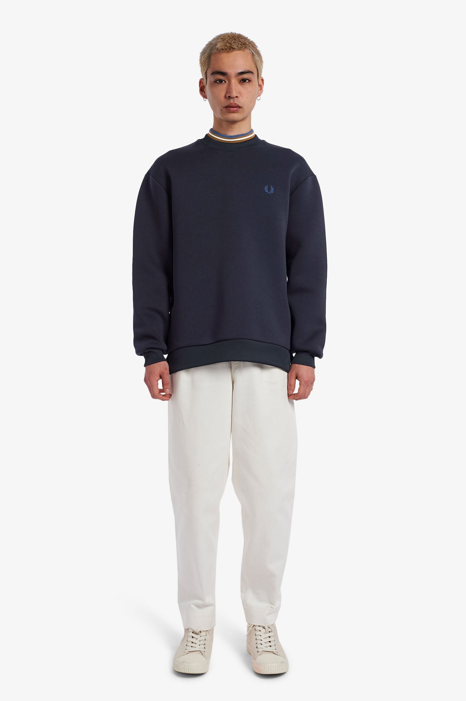 Fred perry sweatshirt on sale navy